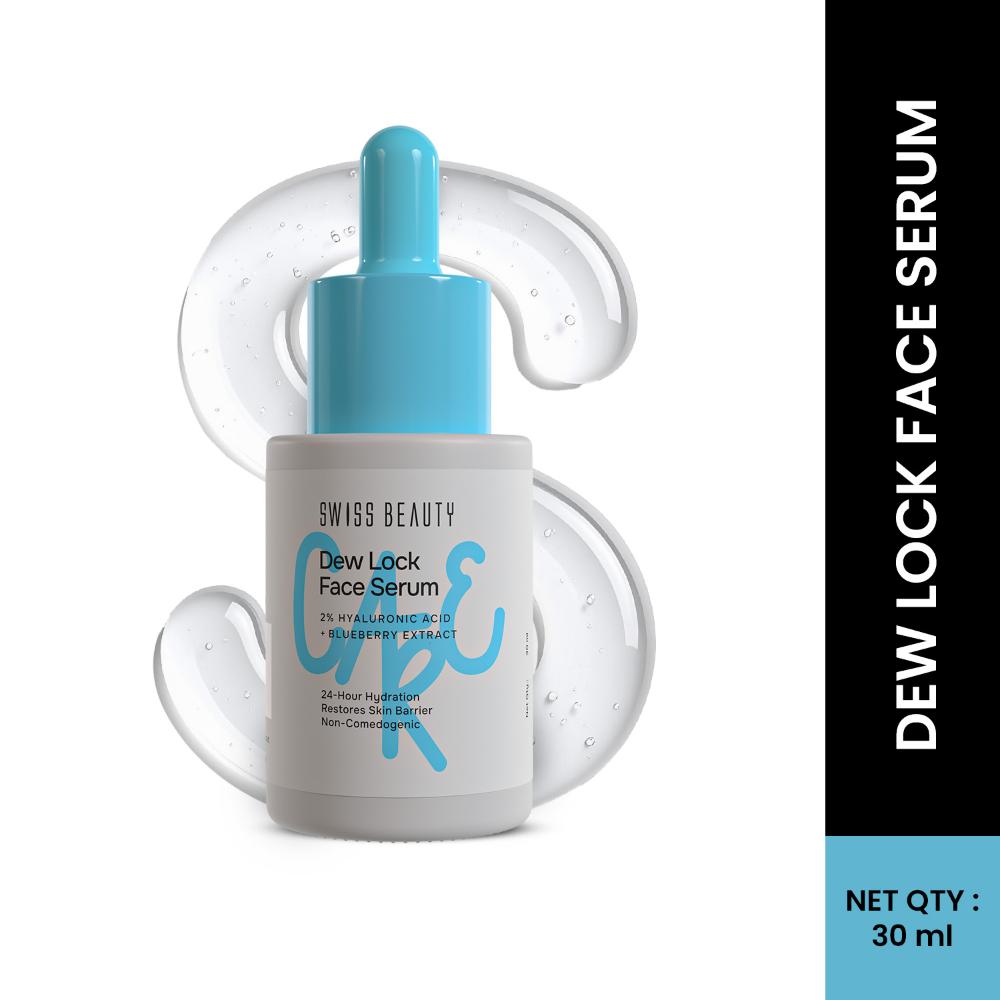 Care Dew Lock Face Serum - 2% Hyaluronic Acid & Blueberry Extract
