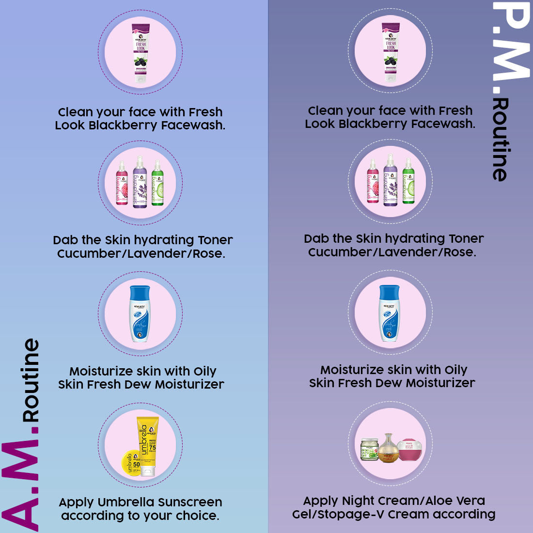 Fresh Look Face Wash Blackberry