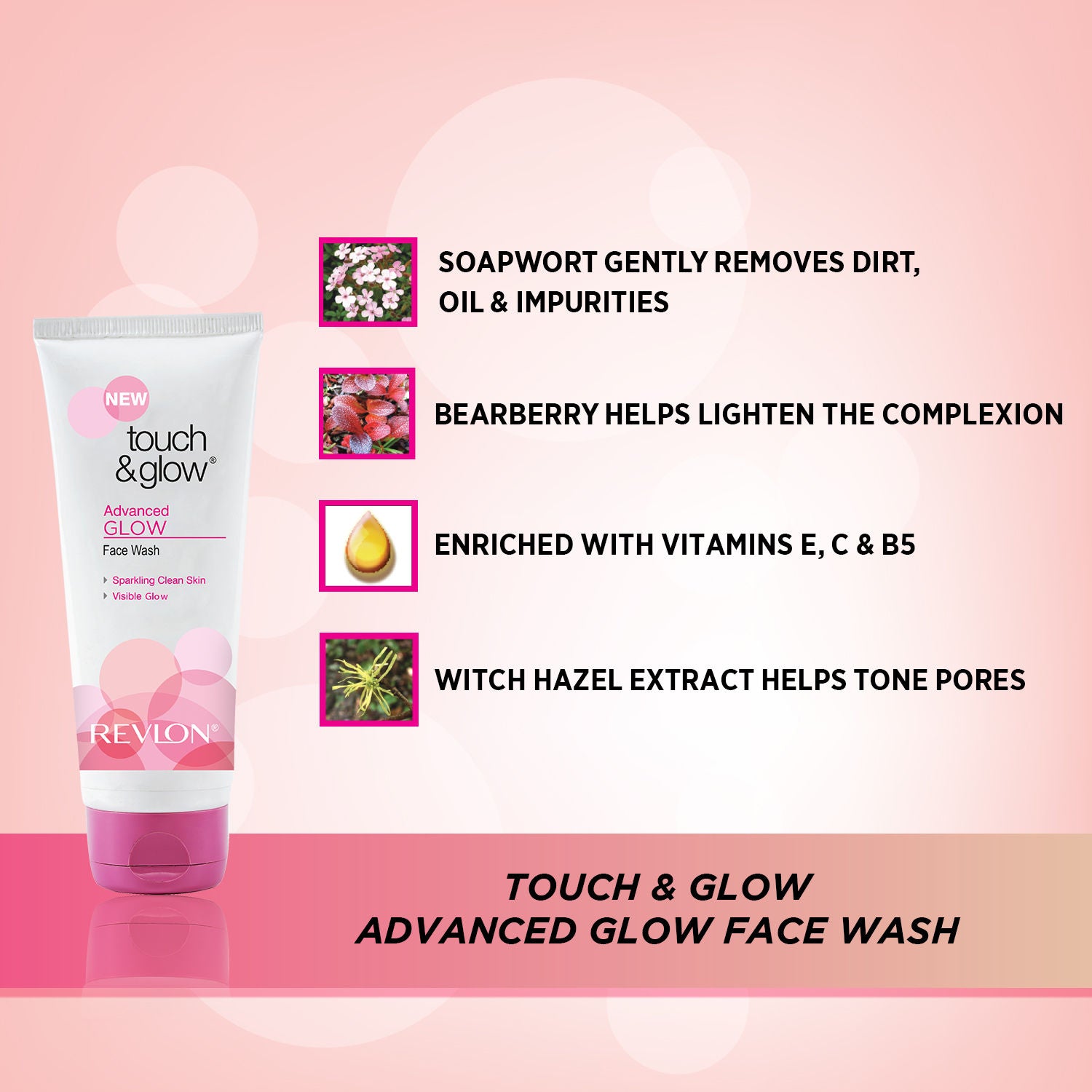 Touch & Glow Advanced Fairness Face Wash