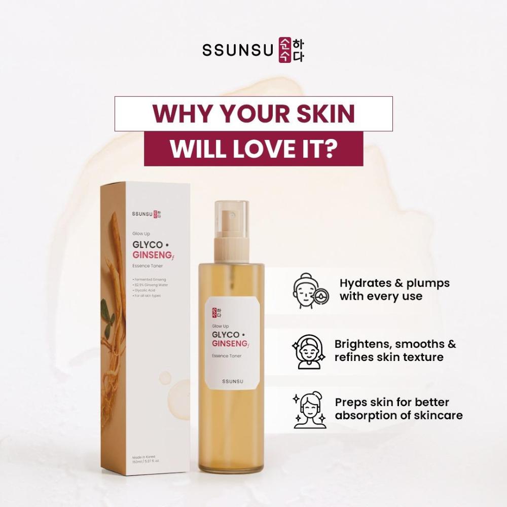 Glow Up Glyco Ginseng Essence Toner