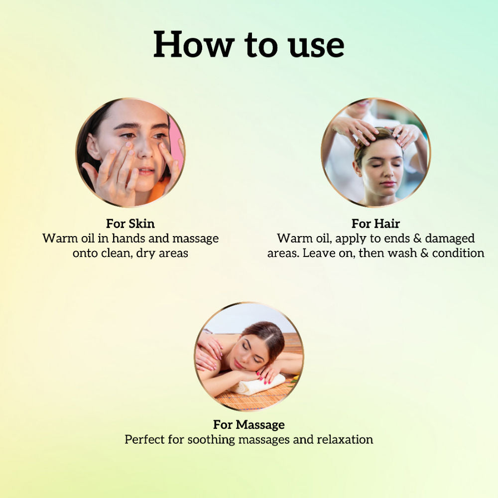 Sesame Oil, 100% Pure, Cold-Pressed, Virgin & Organic, for Skin & Hair Care