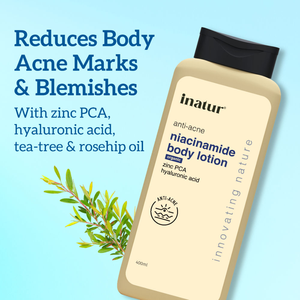 Niacinamide Body Lotion, With 2% Salicylic Acid, Zinc PCA & Hyaluronic Acid, For Clear Skin