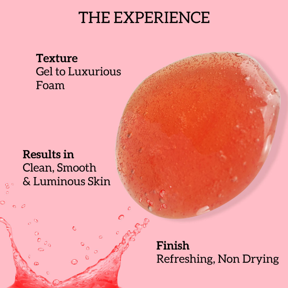 Shower Gel with Pomegranate, Raspberry, and Black Pepper for Daily Refreshing Wash