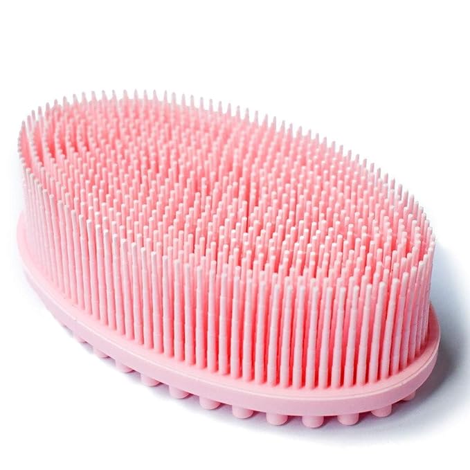 Silicone Bath Brush Soft Body Wash Bathing Scrubber