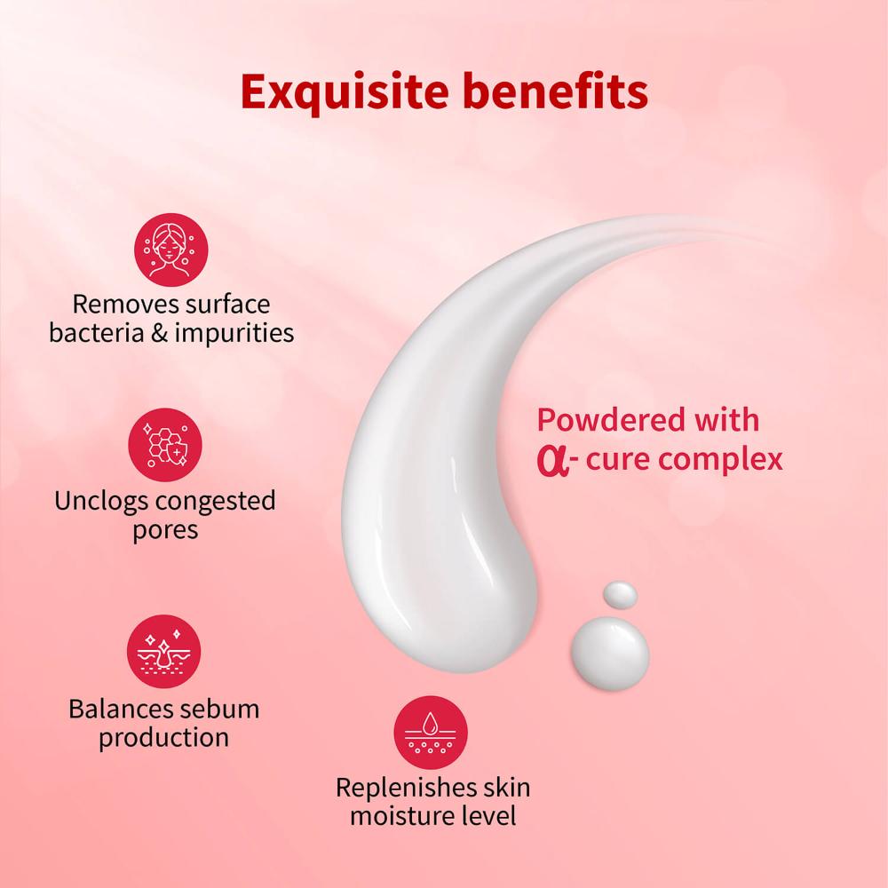 Acne Enemy Face Wash Gel with Alpha-CURe Complex to Combat Acne & Control Oil Production