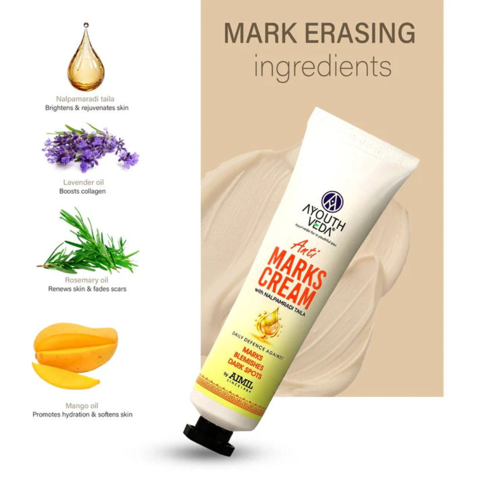 Anti Marks Cream with Nalpamradi Taila to Reduce Dark Spots