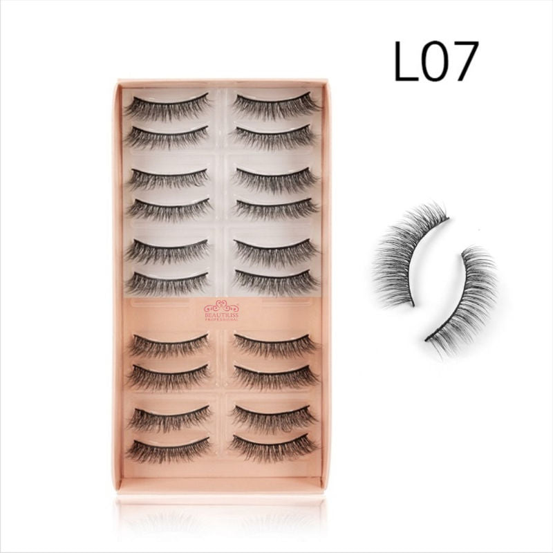Eyelash Set 3D False Long And Natural Eye Makeup - L07