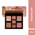 All-Inclusive Eye, Cheek & Face Palette-Light to Medium