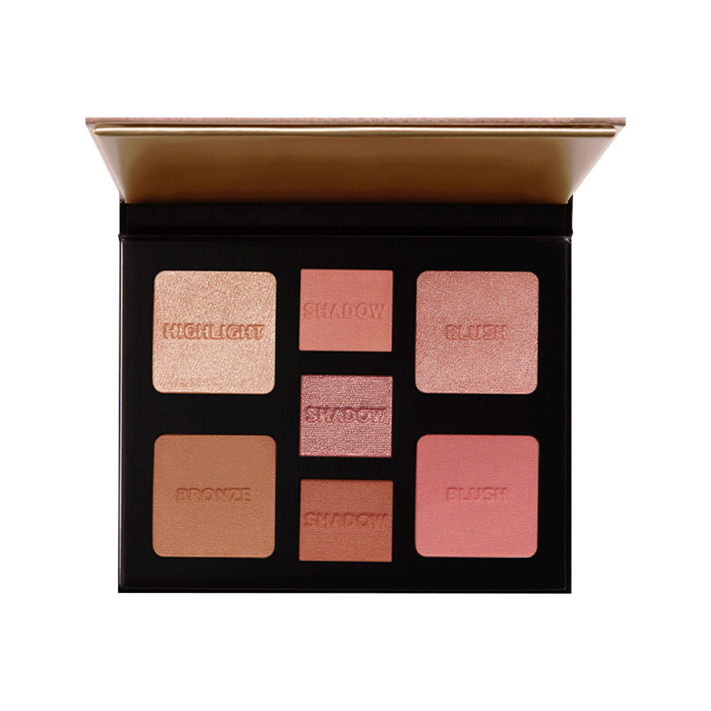 All-Inclusive Eye, Cheek & Face Palette-Light to Medium