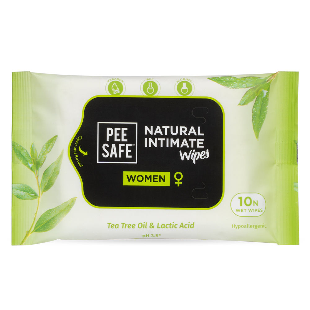 Intimate Wipes For Women- Skin Friendly, Alchol Free & Ph Balanced(10 Wipes)