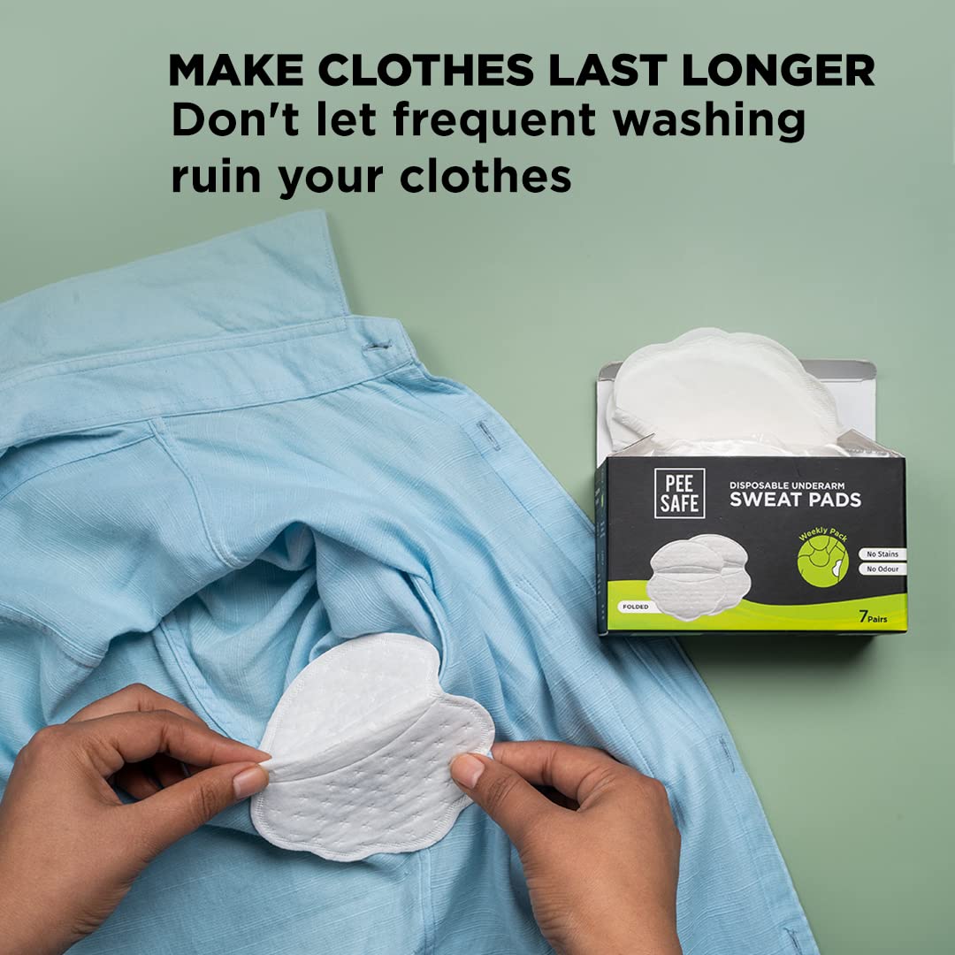 Disposable Underarm Sweat Pads (Folded) For Men & Women - Prevent Stains & Absorb Sweat