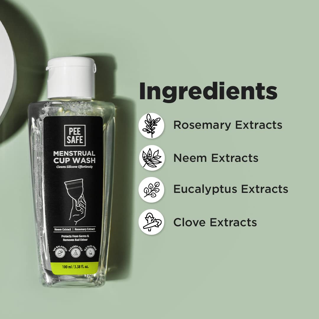 Natural Menstrual Cup Wash With Rosemary And Neem Extract