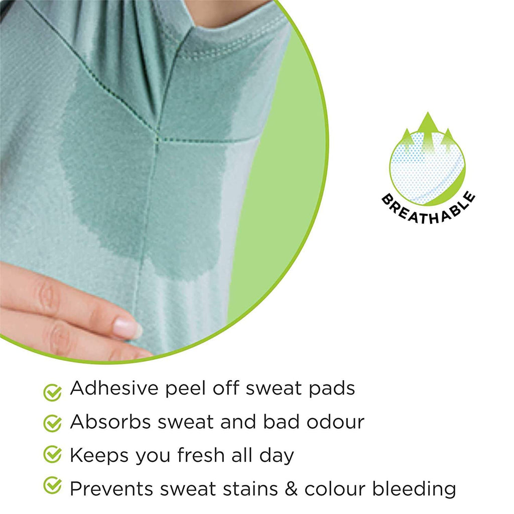 Peesafe Disposable Underarm (Folded) Sweat Pads For Men & Women - Prevent Stains & Absorb Sweat