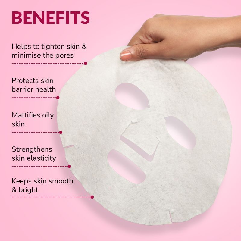 Rice Water Facial Sheet Mask For Anti - Acne