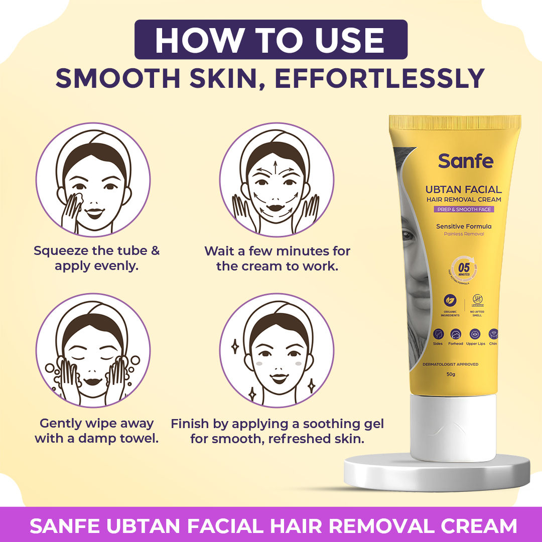 Ubtan Facial Hair Removal Cream