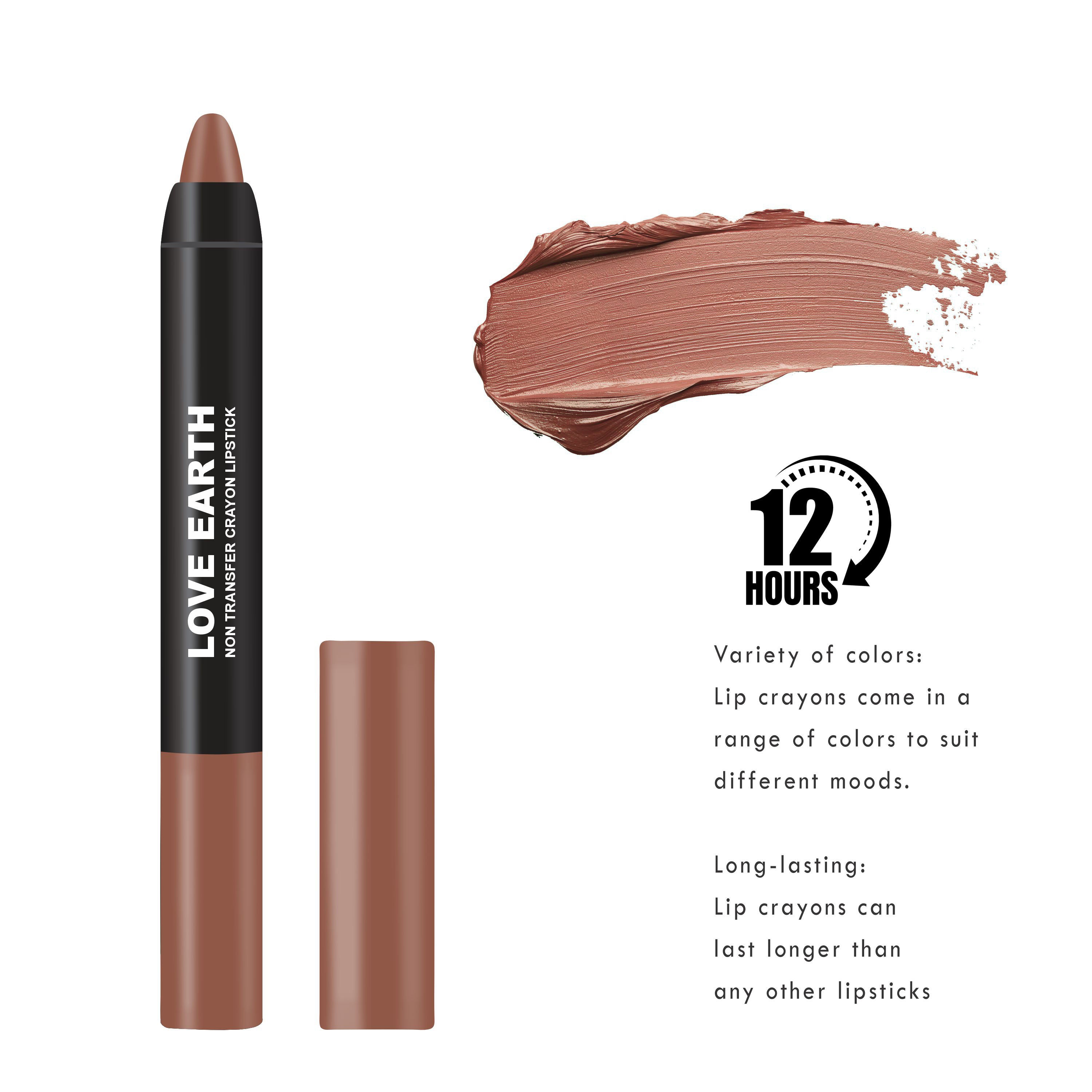 Non Transfer Crayon Lipstick