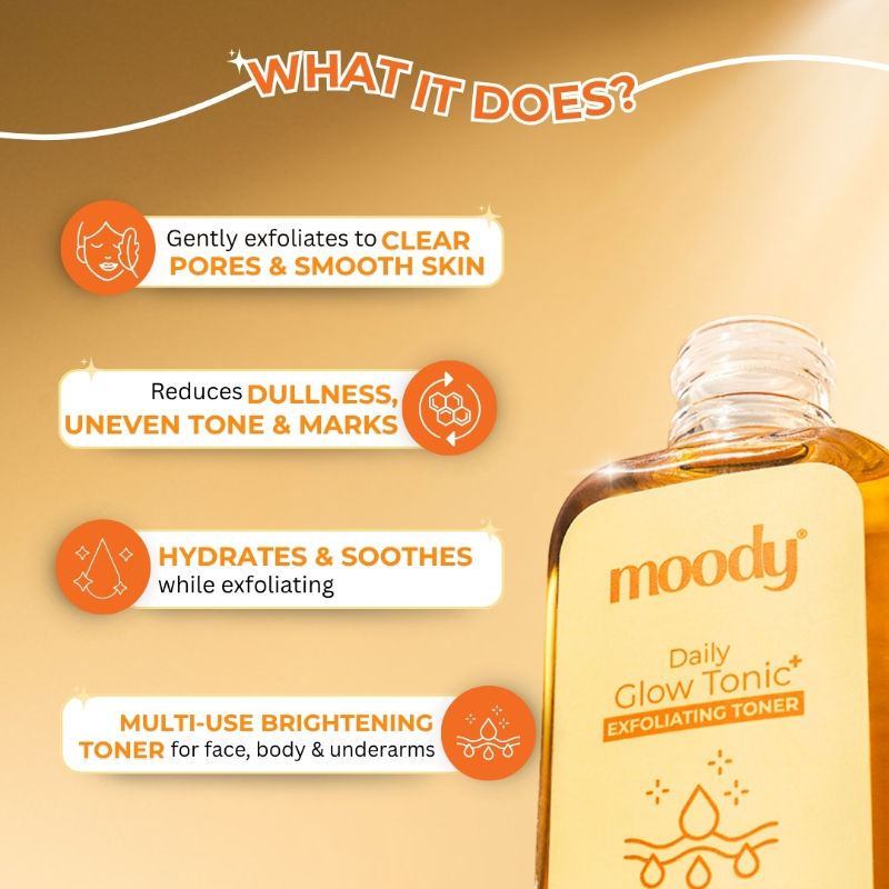 Daily Glow Tonic Toner With Glycolic & Niacinamide For Bright Skin