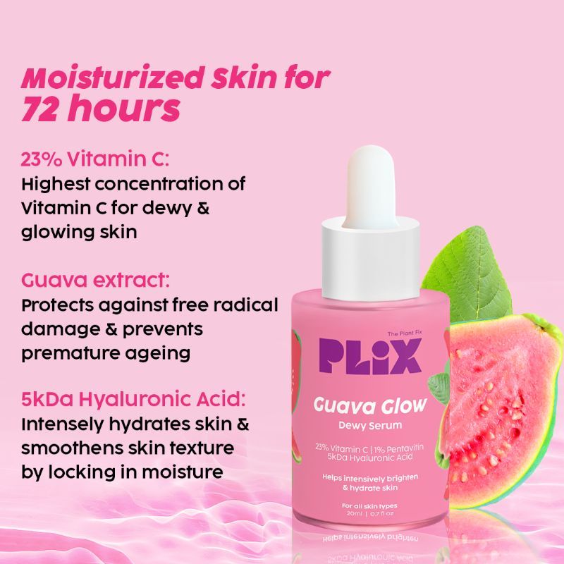 23% Vitamin C Guava Face Serum With Hyaluronic Acid & Pentavitin For Glowing Complexion