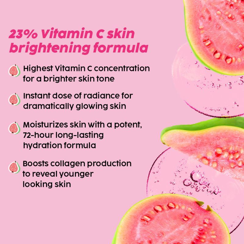 23% Vitamin C Guava Face Serum With Hyaluronic Acid & Pentavitin For Glowing Complexion