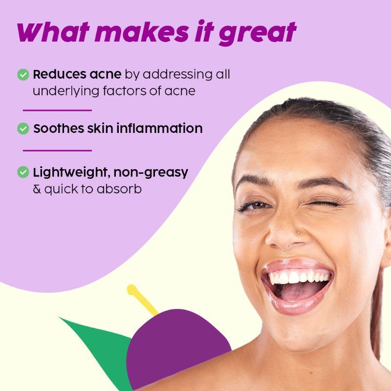 2% Niacinamide Jamun Moisturizer to Reduce Pimples for Oily & Acne Prone Skin, With Witch Hazel