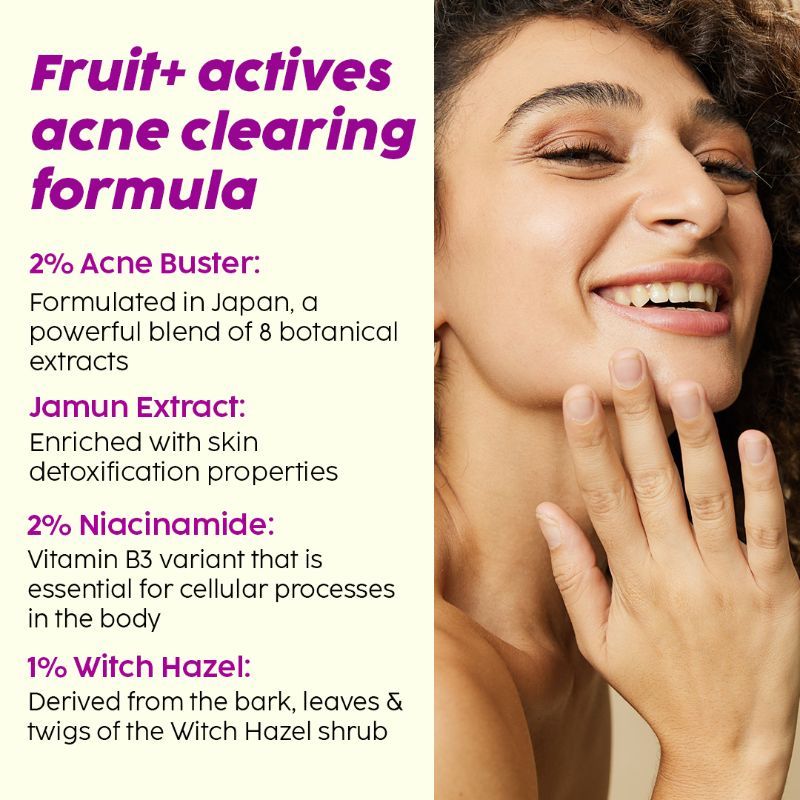 2% Niacinamide Jamun Moisturizer to Reduce Pimples for Oily & Acne Prone Skin, With Witch Hazel
