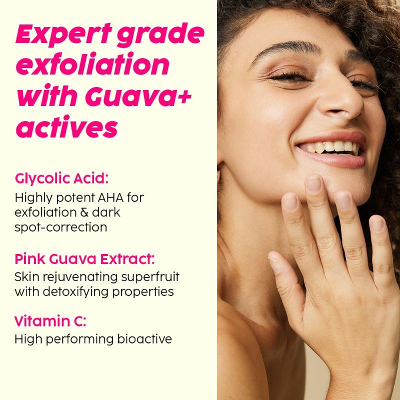 Guava Shine Bright Dewy Serum with 3% Glycolic Acid & Vitamin C