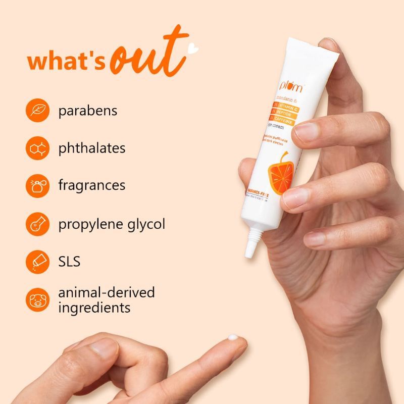 3% Vitamin C 3% Peptide & 3% Caffeine Under Eye Cream With Mandarin