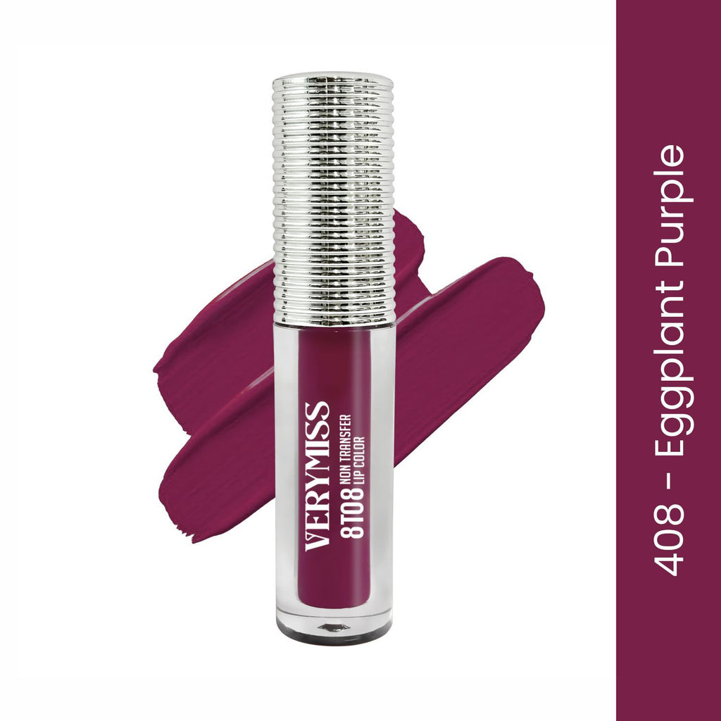 8 To 8 Non Transfer Lip Color - 408 Eggplant Purple