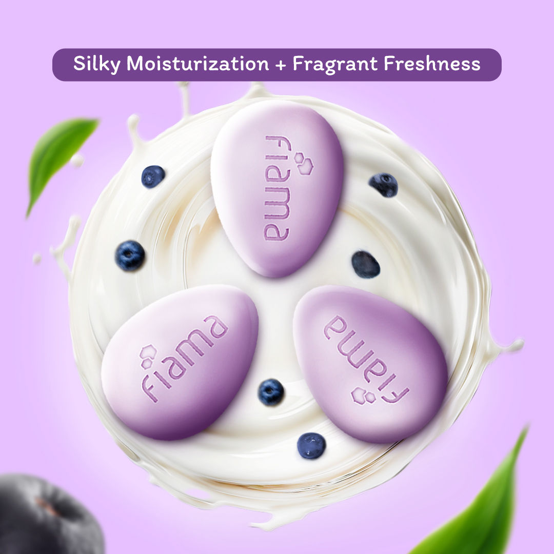 Skin Barrier Strengthening Moisturizing Soap Bar Japanese Hokkaido Milk, Acai Berry