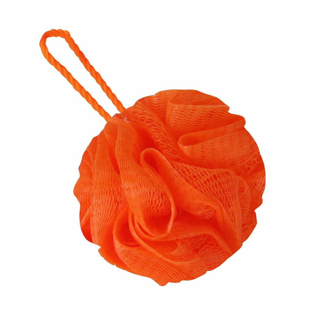 Plastic Bath Sponge Round Loose Loofah - Color May Vary
