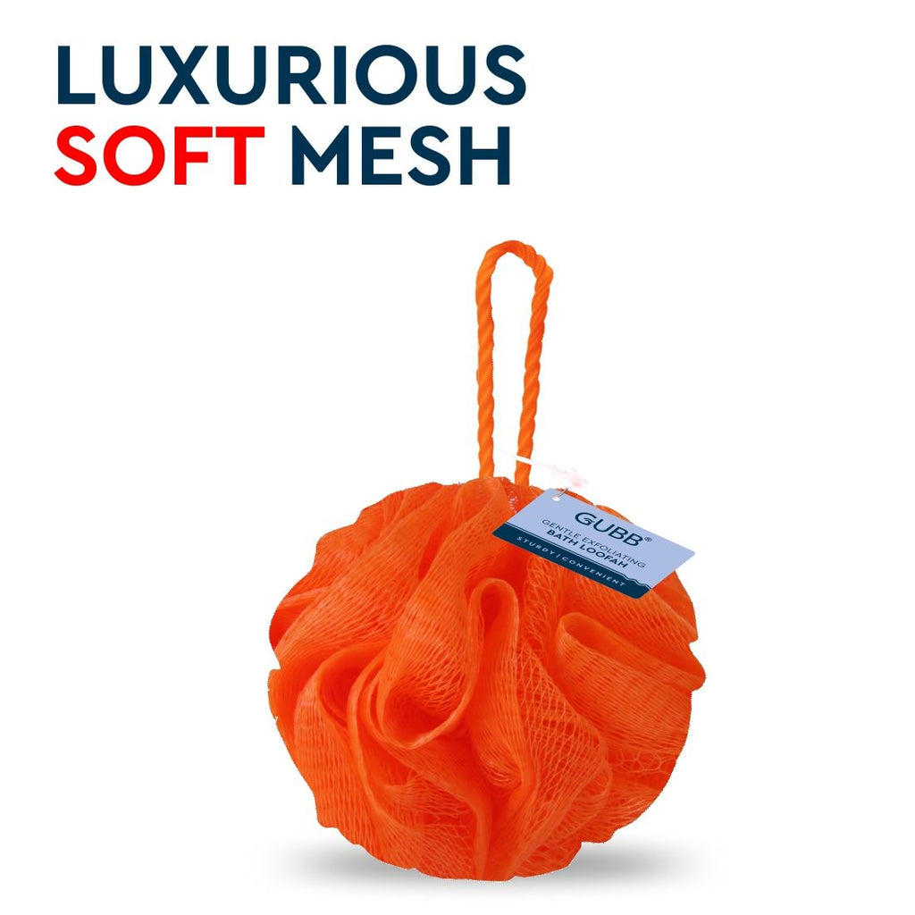Plastic Bath Sponge Round Loose Loofah - Color May Vary