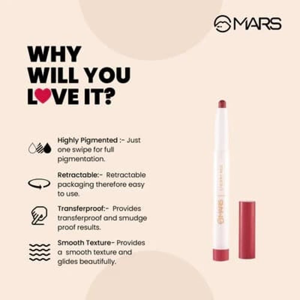 Retractable Poppins Lipstick