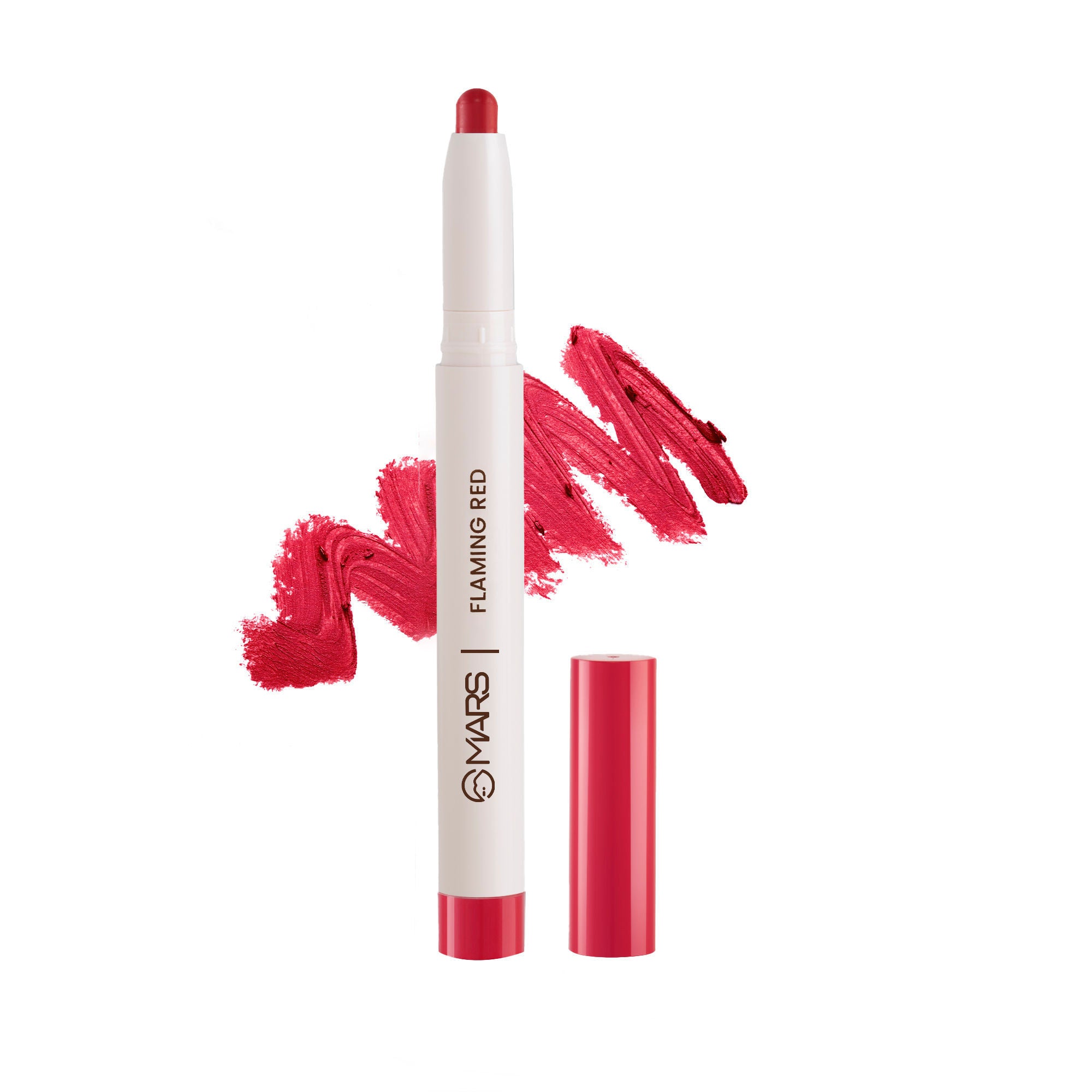 Retractable Poppins Lipstick - Flaming Red -19