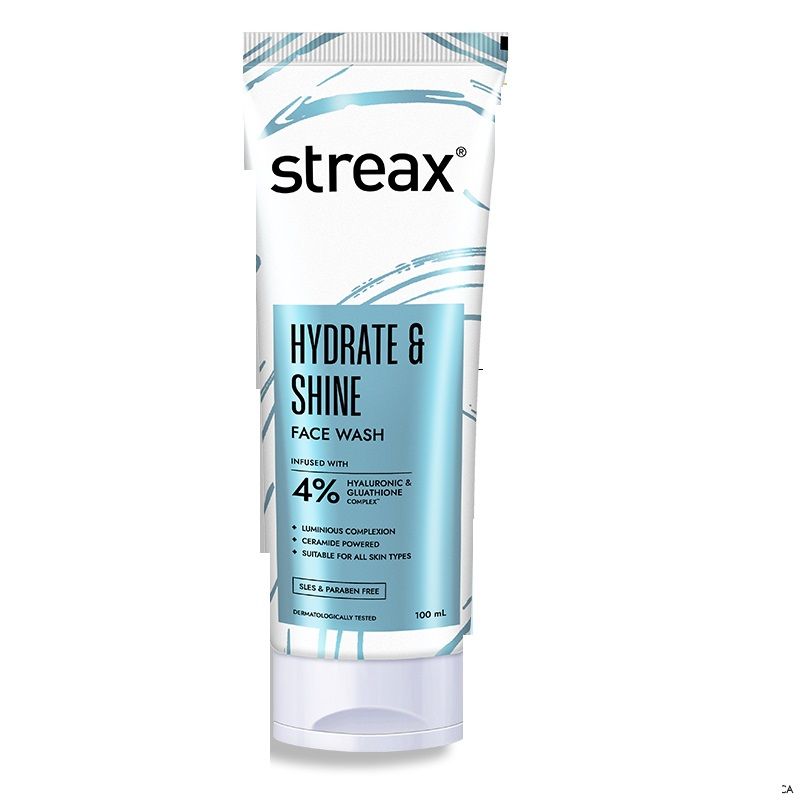 Skin Hydrate & Shine Face Wash Cleanser For Brightening, 48 Hr Hydration