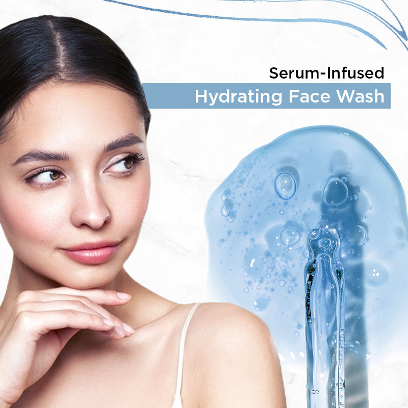 Skin Hydrate & Shine Face Wash Cleanser For Brightening, 48 Hr Hydration