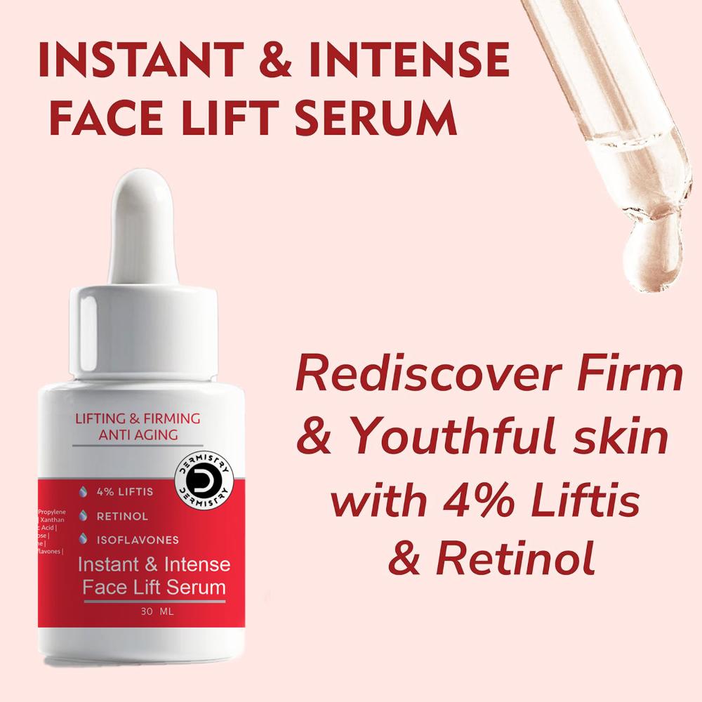 Instant Skin Tightening Anti Aging Retinol Day Night Face Serum for Ageing Wrinkled Skin