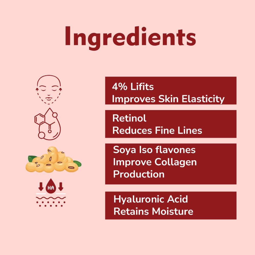 Instant Skin Tightening Anti Aging Retinol Day Night Face Serum for Ageing Wrinkled Skin