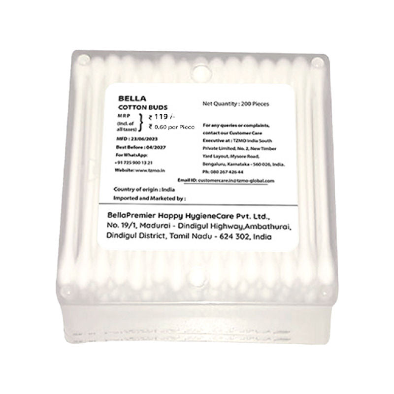 Cotton Buds with Paper Stick, Soft & Gentle,100% Cotton,Nature Friendly, Multipurposes