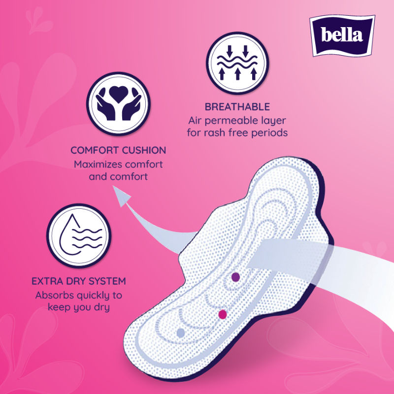 Classic Drai Breathable Sanitary Pads With Wings, Heavy Flow XL