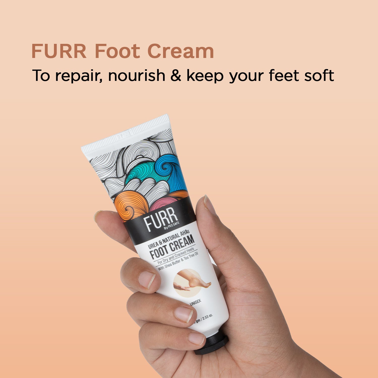 10% Urea Natural AHAs Foot Cream - 1% Salicylic Acid Shea Butter Tea Tree Oil Aloevera Extract
