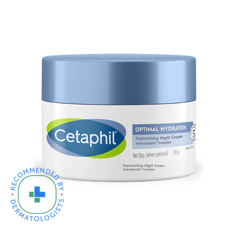 Optimal Hydration Night Cream, Lightweight, Skin Barrier Protection with Hyaluronic Acid