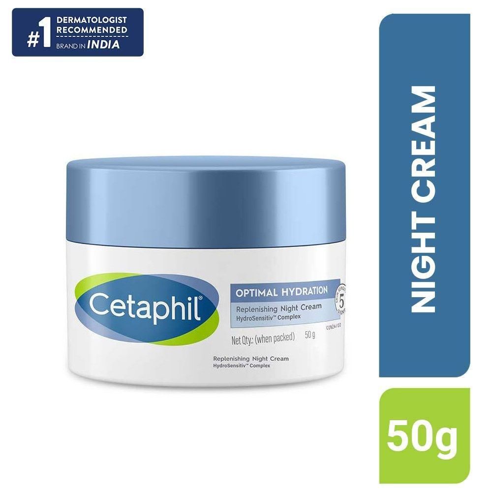 Optimal Hydration Night Cream, Lightweight, Skin Barrier Protection with Hyaluronic Acid