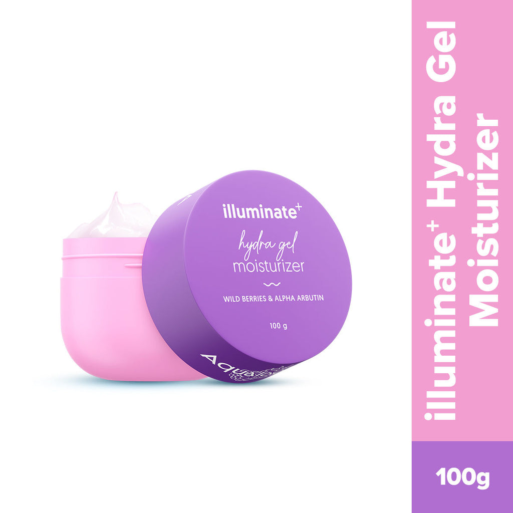 Illuminate + Hydra Gel Moisturizer With Alpha Arbutin For 24 Hour Intense Hydration