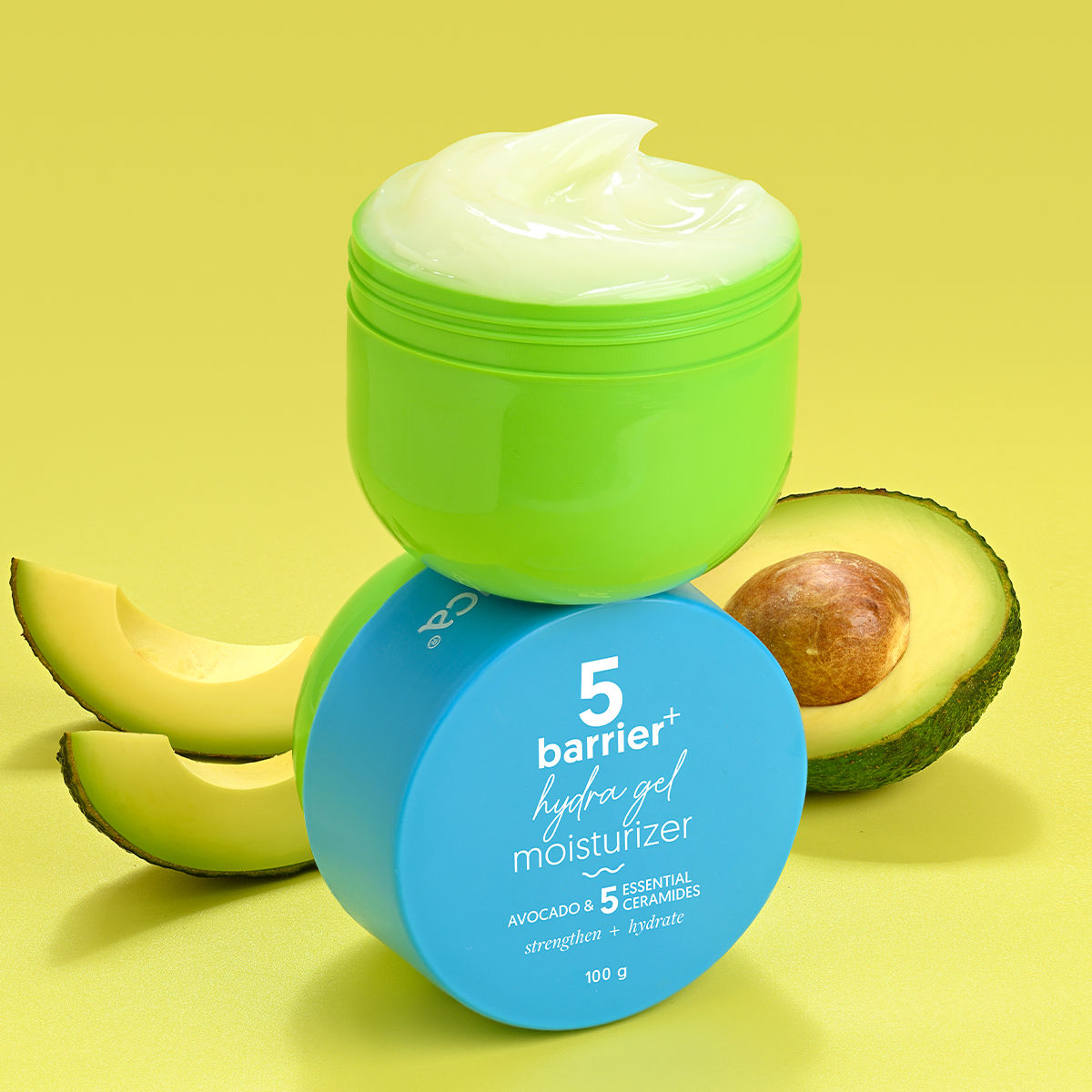 Barrier+ Hydra Gel Moisturizer With 5 Ceramides & Avocado For 24 Hour Intense Hydration