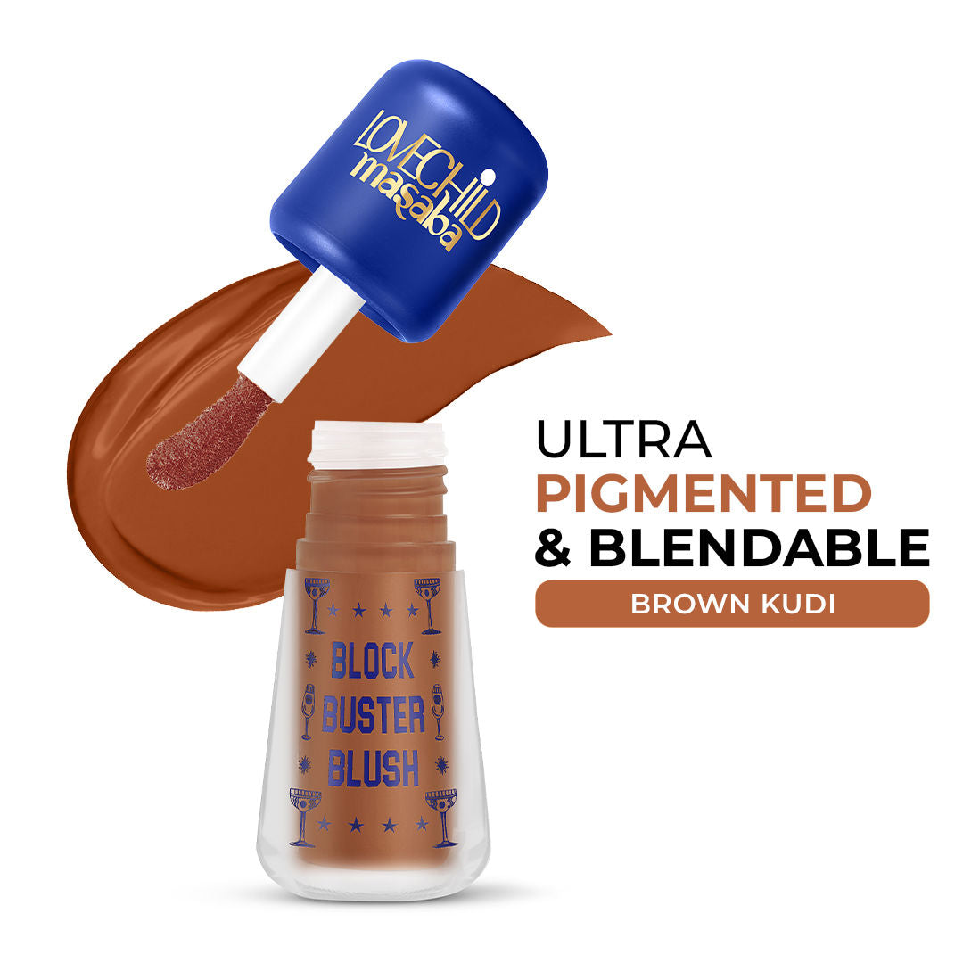 Dewy, Buildable, Long-Lasting Blockbuster Blush Creme - Brown Kudi