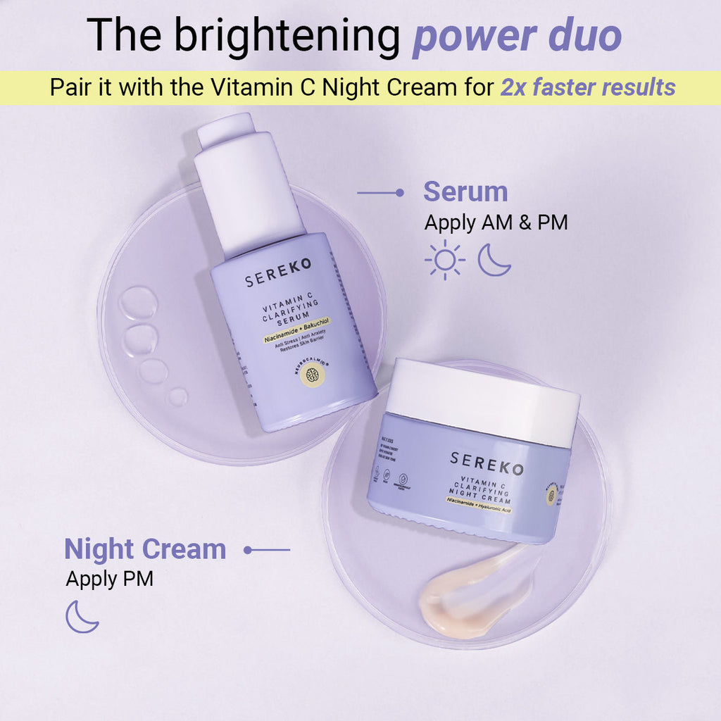 Vitamin C Clarifying Serum With Niacinamide For Glowing Skin, Fades Hyperpigmentation