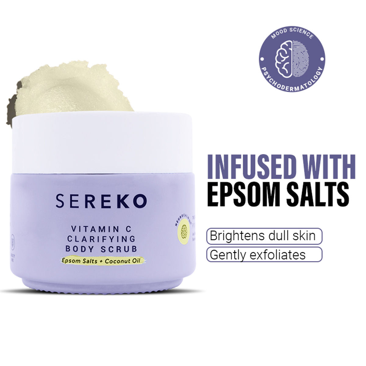 Vitamin C Body Scrub for Tan Removal, Ingrown Hair & Body Exfoliation