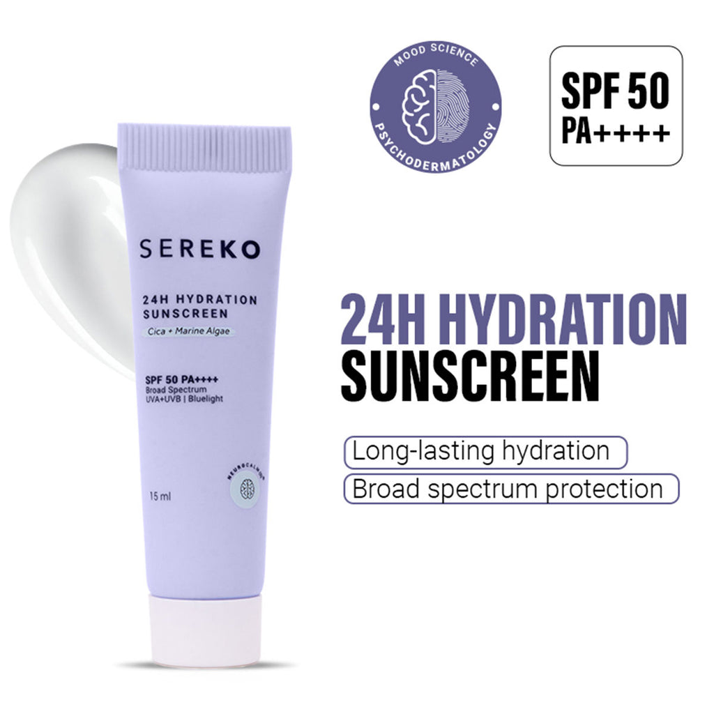 Spf 50 Pa++++ Face Sunscreen Lightweight, No White Cast, Water Resistant With Cica - 15ml
