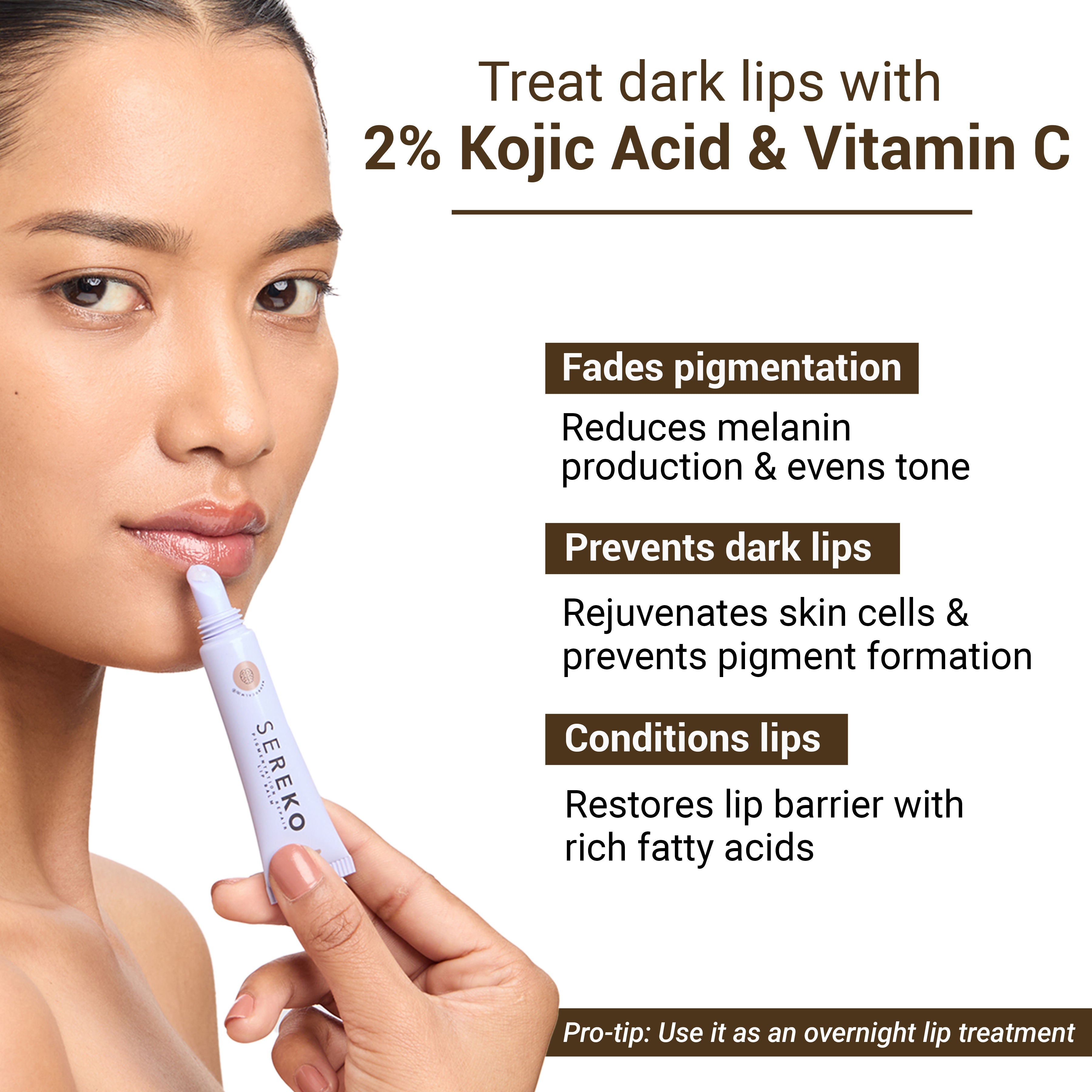 Hydra - Peptide Lip Balm, Clear, Enriched With Ceramides Barrier Repair Salted Caramel