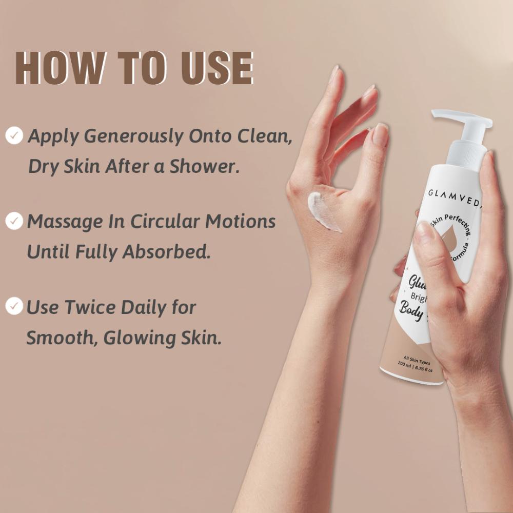 Glutathione Body Lotion Skin Brightening, Spot Fading And Deep Moisturizing Daily Formula